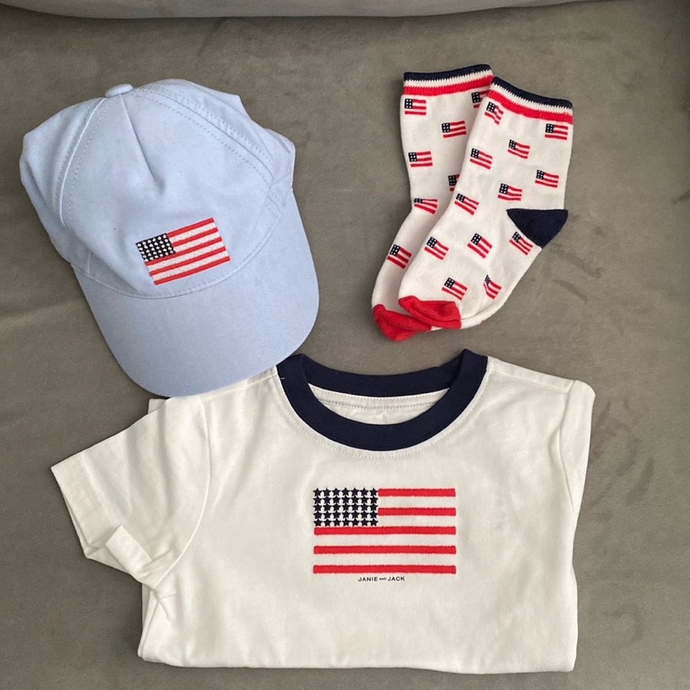 Janie and Jack Patriotic Bundle! Red,white and blue! Memorial Day/July 4th